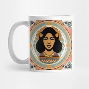 Portrait of a Woman after Mucha Mug